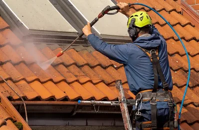 Démoussage et hydrofuge de toiture à Échauffour