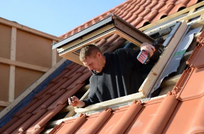 Pose de fenêtres de toit Velux à Échauffour